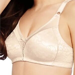 Bali Double Support® Lace Wirefree Bra 36C Color Light Coral DF3372